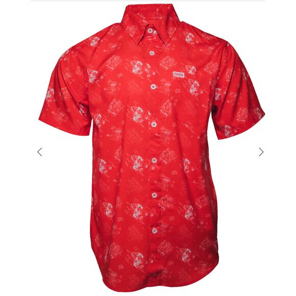 Dixxon Flannel Co. The 350 Party Shirt Red Medium NEW - Picture 1 of 8